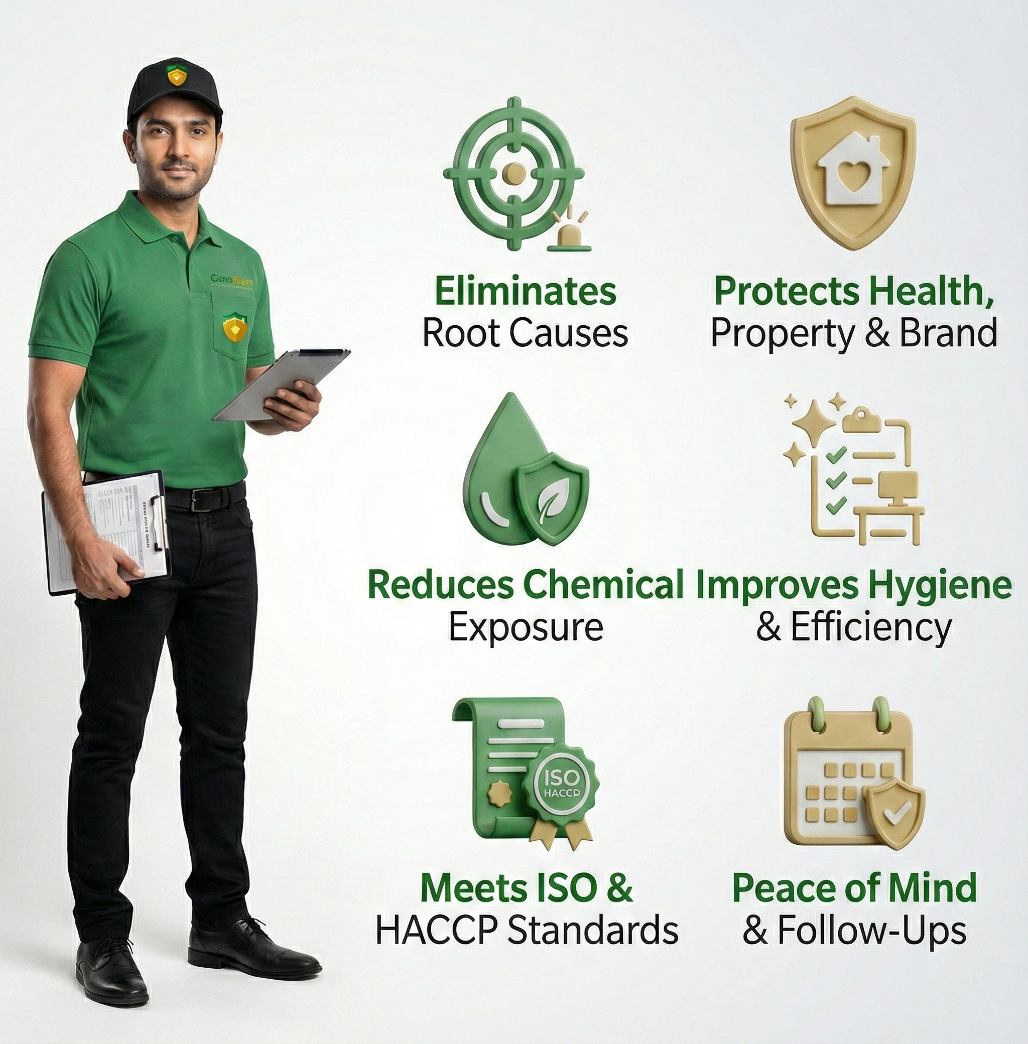 IPM monitoring and hygiene